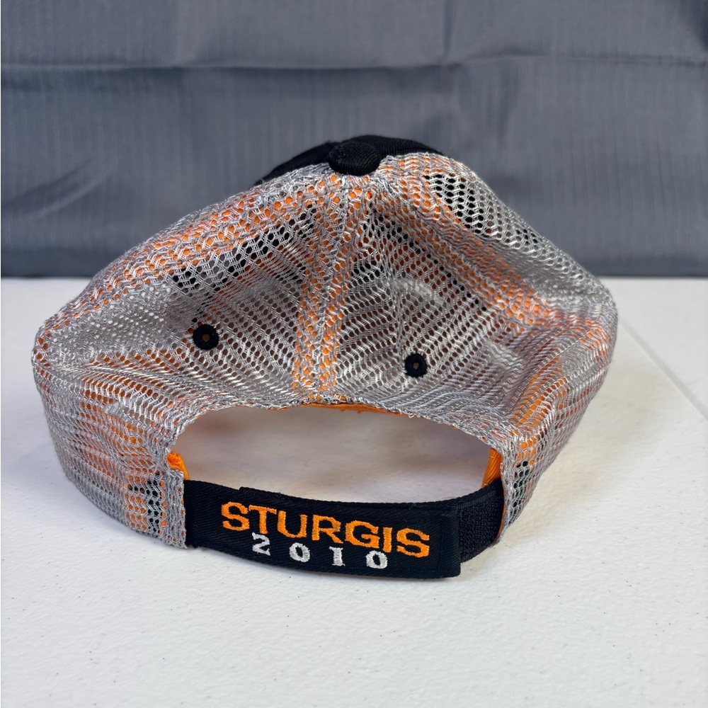 Sturgis 70th Annual 2010 Black Hills Rally Trucker Hat Eagle Embroidered Cap - Picture 4 of 6